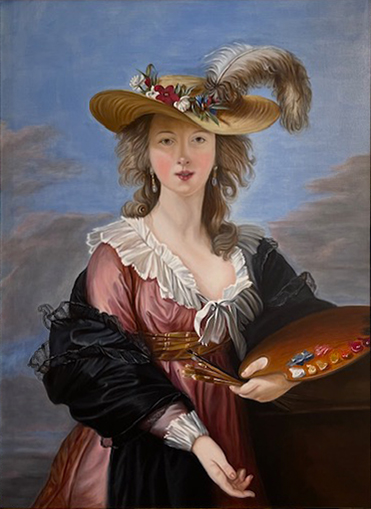 Selmah Habibi Elisabeth Vigee Lebrun Autoportrait au chapeau de paille