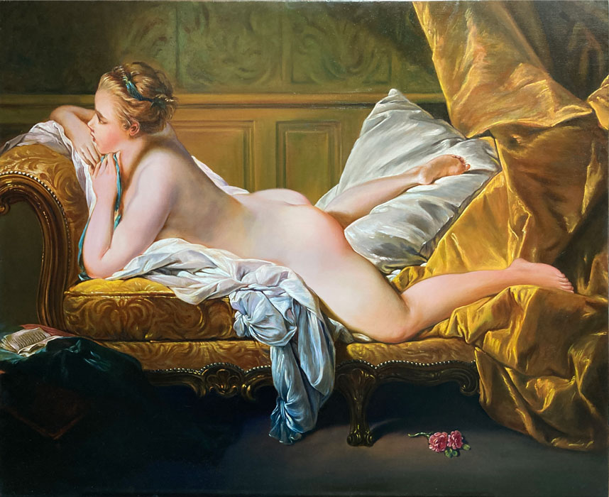 stefanie leleu francois boucher grande odalisque